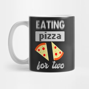 eating pizza for two Mug